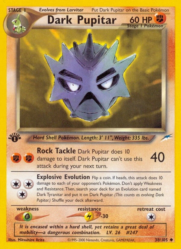 Dark Pupitar (038/105) (Neo Destiny) (N4)