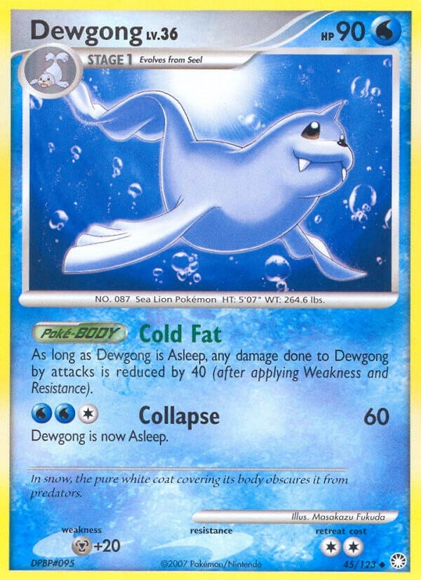 Dewgong (45/123) (Mysterious Treasures) (MT)
