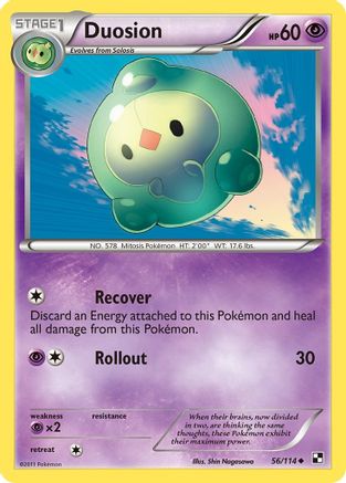 Duosion 056/114 - Black and White Reverse Holofoil