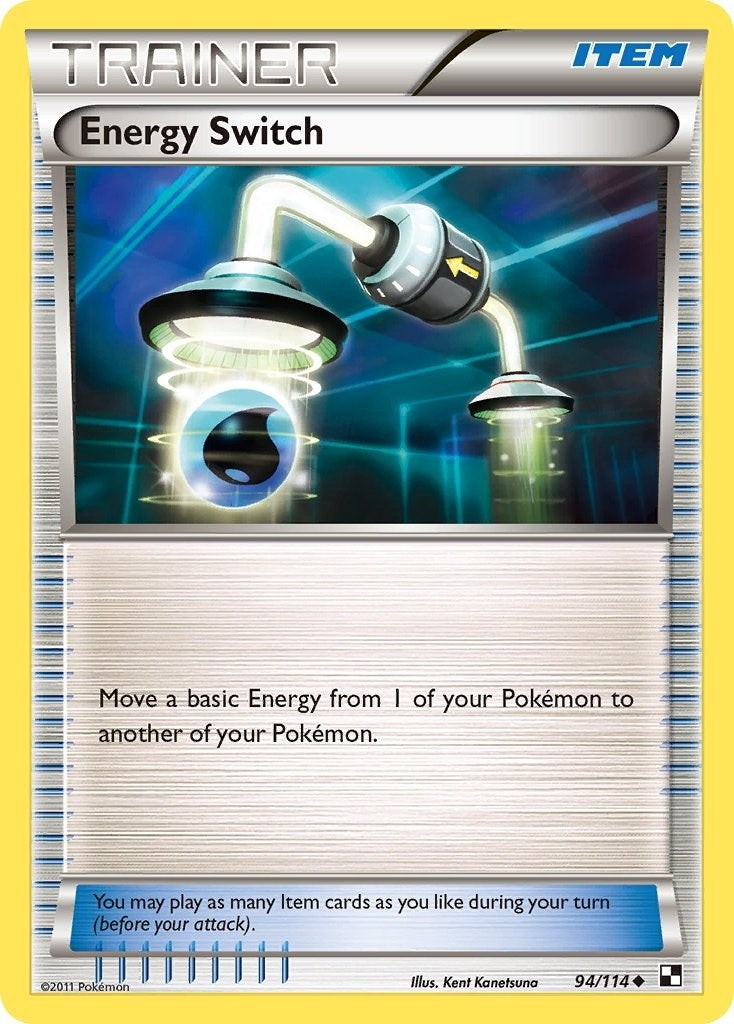 Energy Switch (94/114) (Black and White) (BLW)