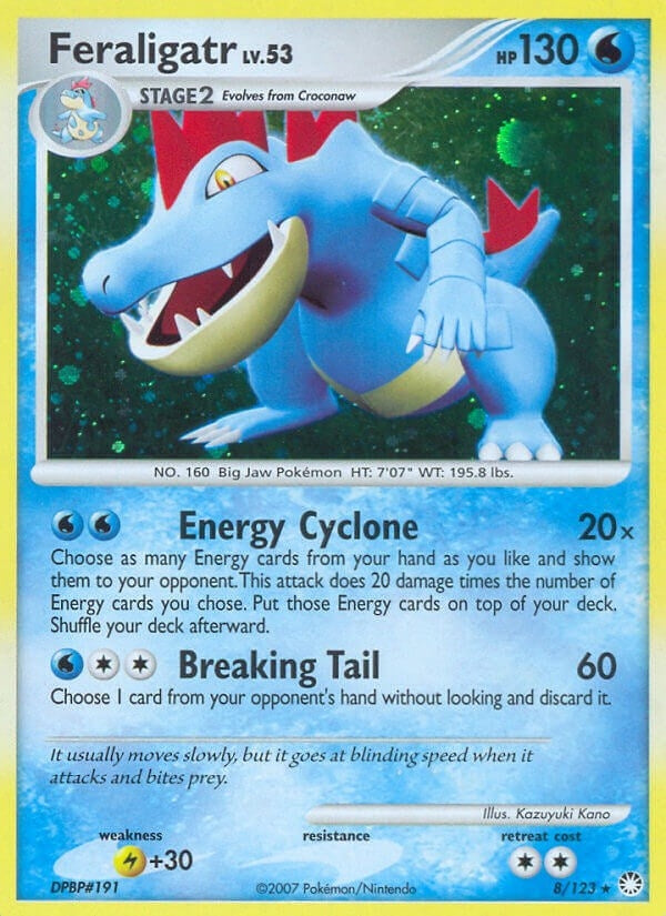 Feraligatr (8/123) (Mysterious Treasures) (MT)