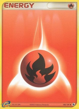 Fire Energy 108/109 - Ruby and Sapphire