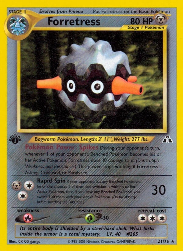 Forretress (21) (21/75) (Neo Discovery) (N2)