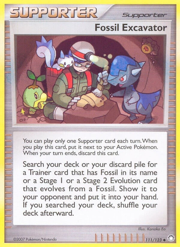 Fossil Excavator (111/123) (Mysterious Treasures) (MT)