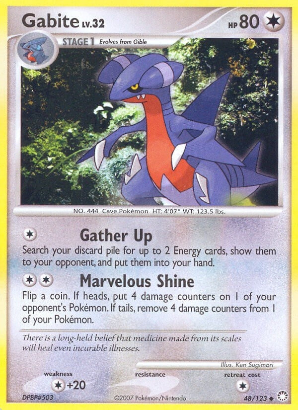 Gabite (48/123) (Mysterious Treasures) (MT)
