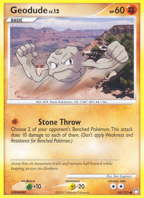 Geodude (84/123) (Mysterious Treasures) (MT)