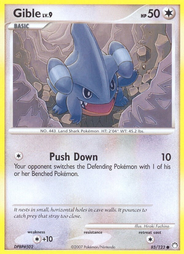 Gible (85/123) (Mysterious Treasures) (MT)