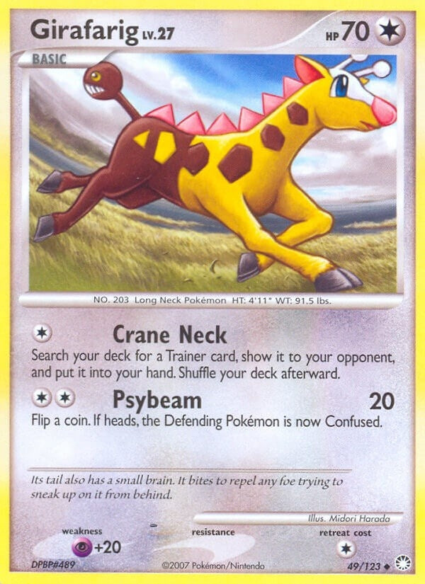 Girafarig (49/123) (Mysterious Treasures) (MT)