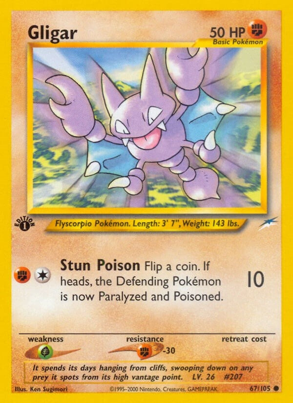 Gligar (067/105) (Neo Destiny) (N4)