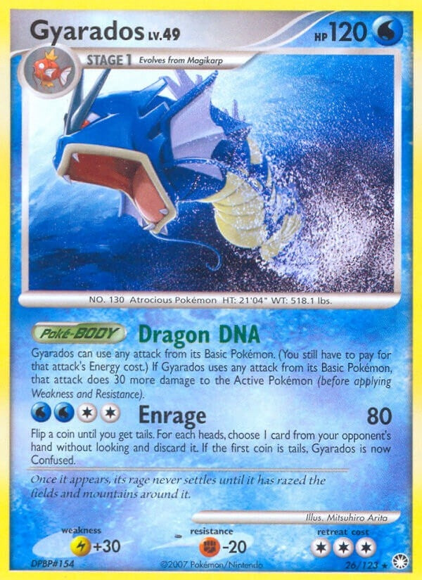 Gyarados (26/123) (Mysterious Treasures) (MT)