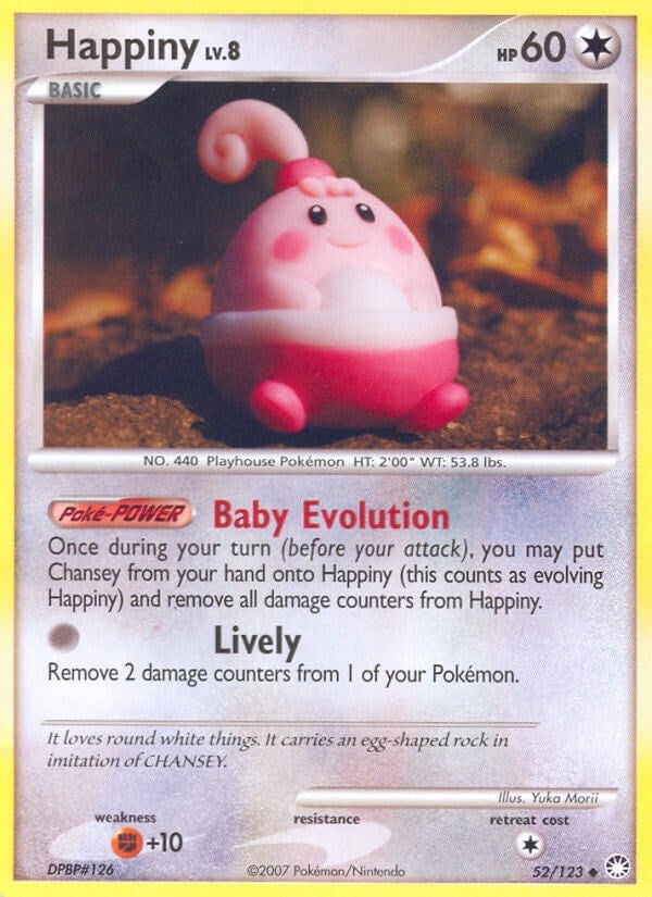 Happiny (52/123) (Mysterious Treasures) (MT)