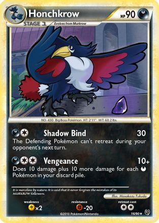 Honchkrow 016/90 - Undaunted