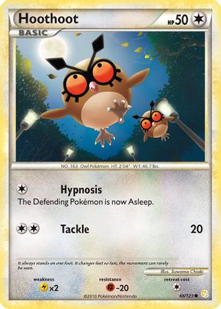 Hoothoot 066/123 - HeartGold SoulSilver