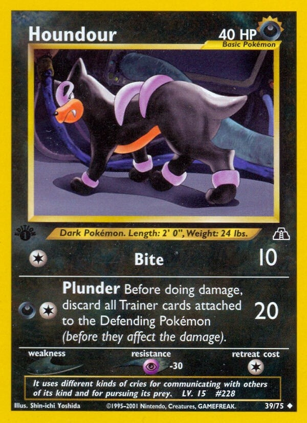 Houndour (39) (39/75) (Neo Discovery) (N2)