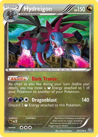 Hydreigon 097/124 - Dragons Exalted Holofoil