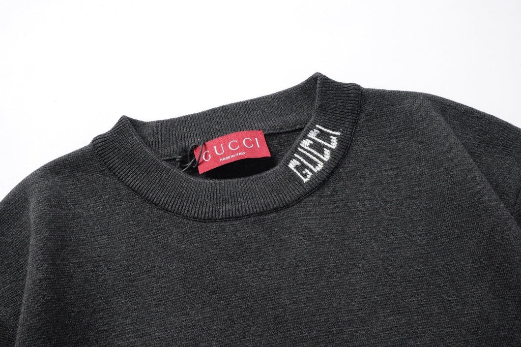 Gucci T-Shirt Without Collar 'Black'