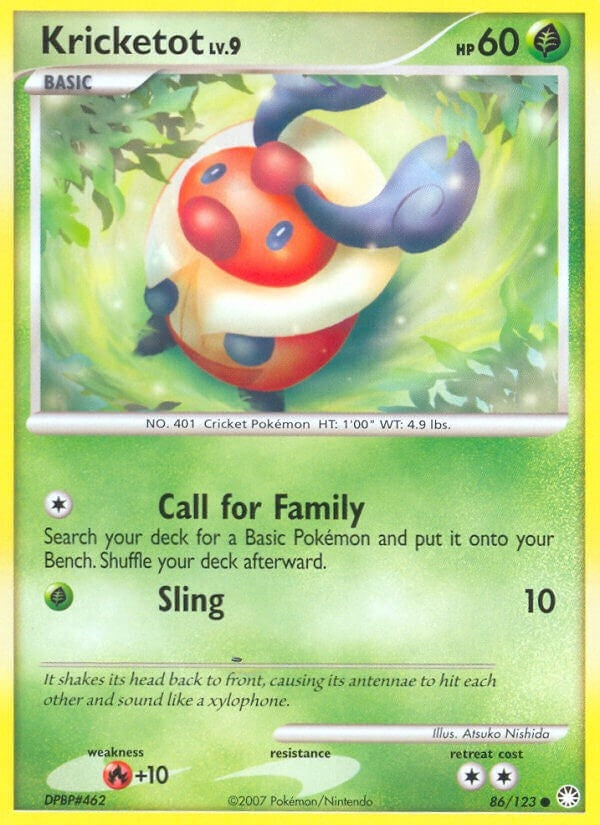Kricketot (86/123) (Mysterious Treasures) (MT)