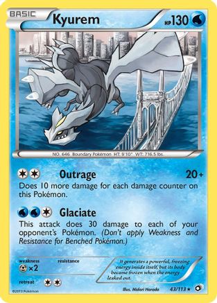 Kyurem 043/113 - Legendary Treasures Holofoil