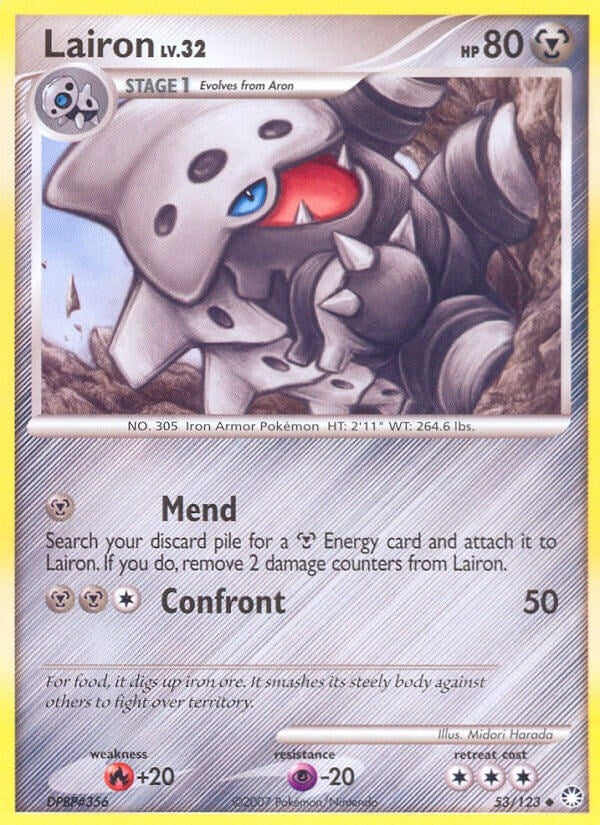 Lairon (53/123) (Mysterious Treasures) (MT)