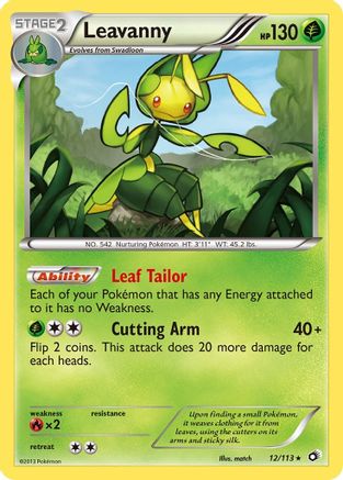 Leavanny 012/113 - Legendary Treasures Holofoil