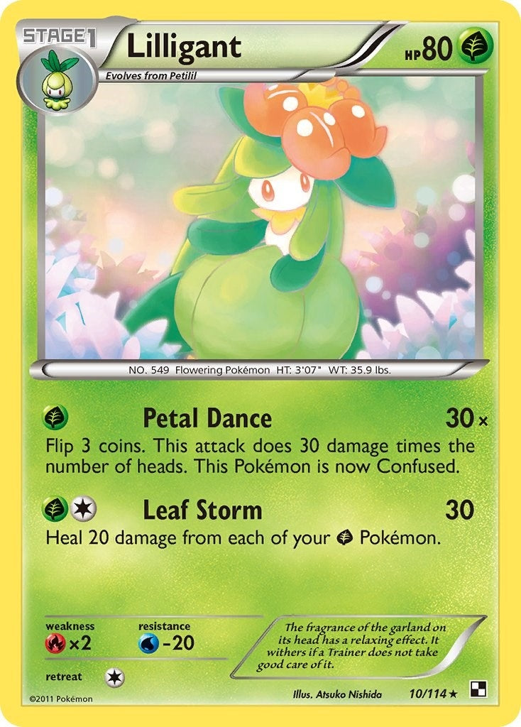 Lilligant (10/114) (Black and White) (BLW)