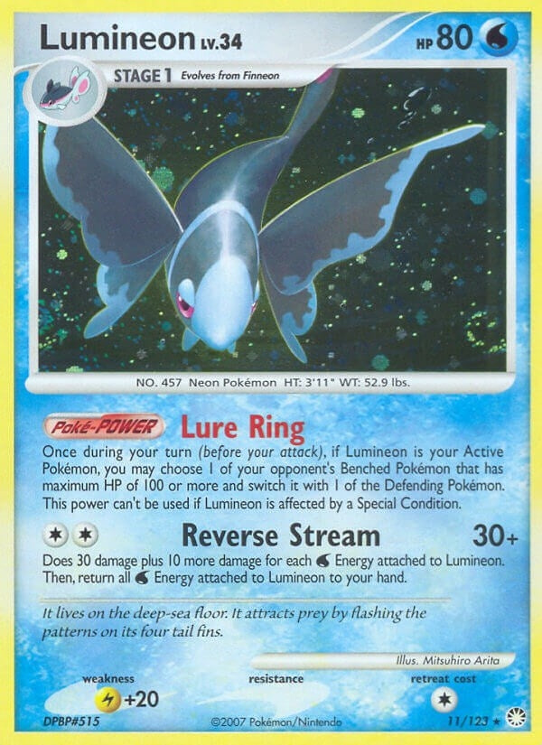 Lumineon (11/123) (Mysterious Treasures) (MT)