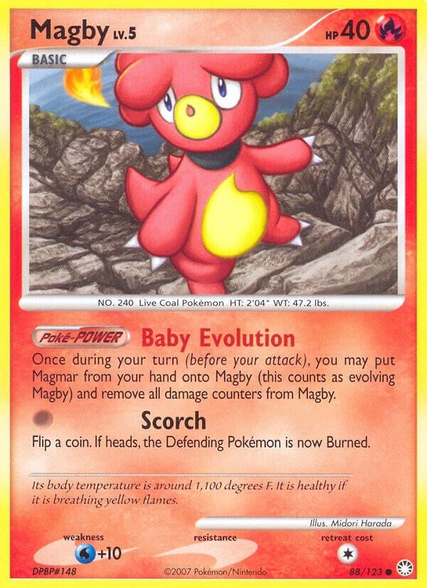 Magby (88/123) (Mysterious Treasures) (MT)