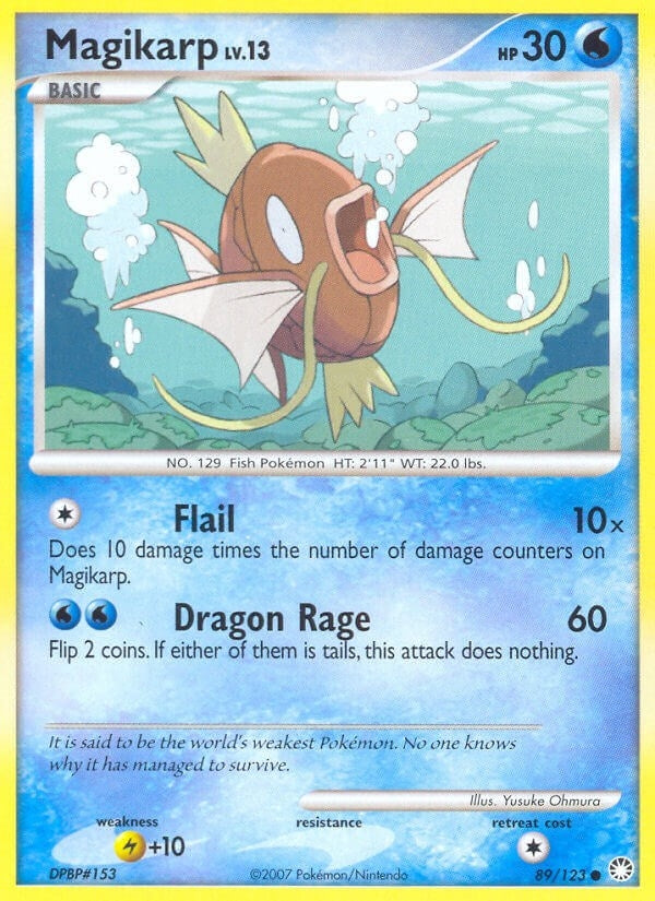 Magikarp (89/123) (Mysterious Treasures) (MT)