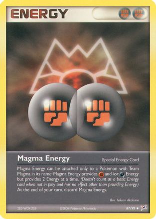 Magma Energy 087/95 - Team Magma vs Team Aqua