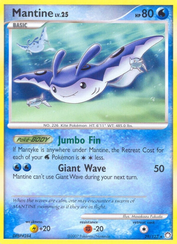 Mantine (29/123) (Mysterious Treasures) (MT)