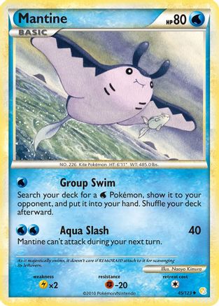 Mantine 045/123 - HeartGold SoulSilver