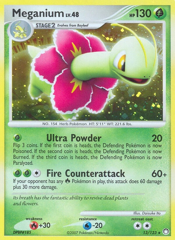Meganium (13/123) (Mysterious Treasures) (MT)