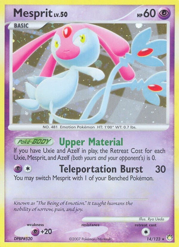 Mesprit (14/123) (Mysterious Treasures) (MT)