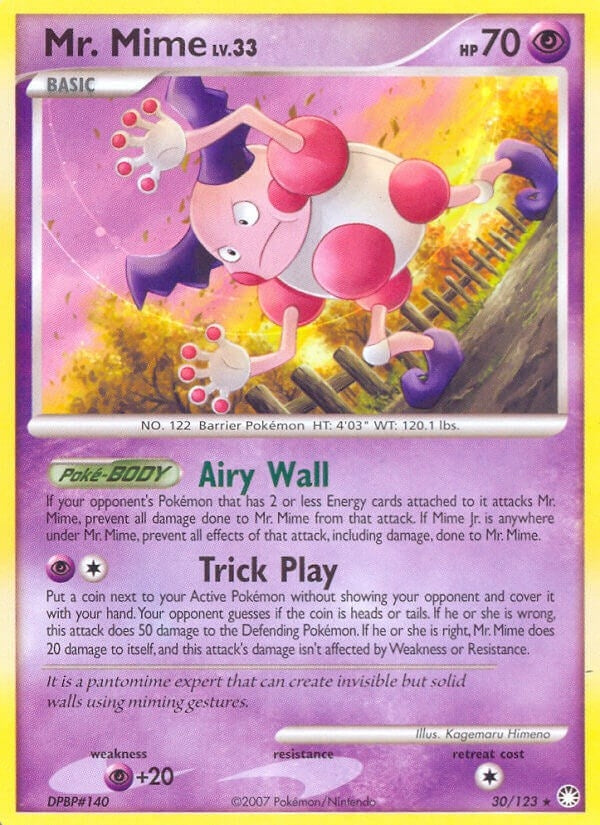 Mr. Mime (30/123) (Mysterious Treasures) (MT)