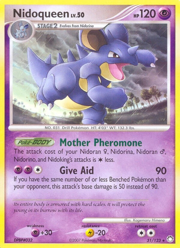 Nidoqueen (31/123) (Mysterious Treasures) (MT)