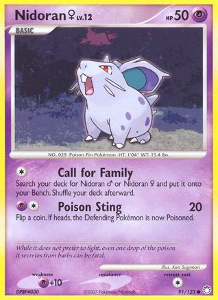 Nidoran F 091/123 - Mysterious Treasures
