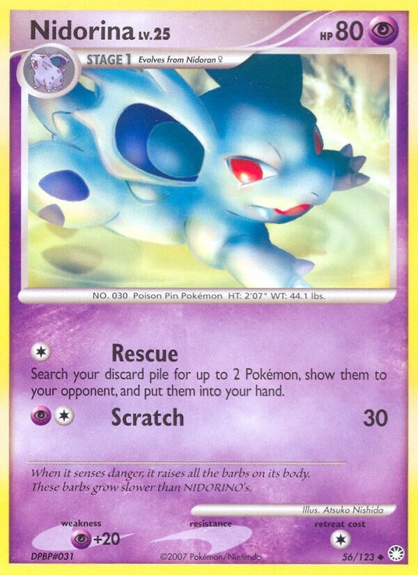 Nidorina (56/123) (Mysterious Treasures) (MT)