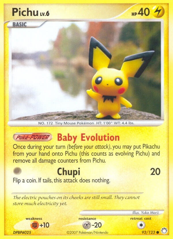 Pichu (93/123) (Mysterious Treasures) (MT)