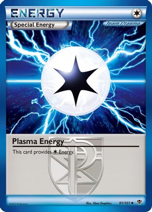 Plasma Energy (Team Plasma) 091/101 - Plasma Blast Reverse Holofoil