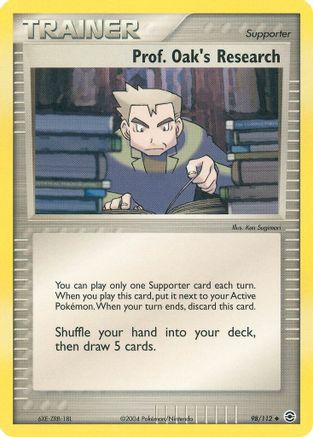 Prof. Oak's Research 098/112 - FireRed & LeafGreen
