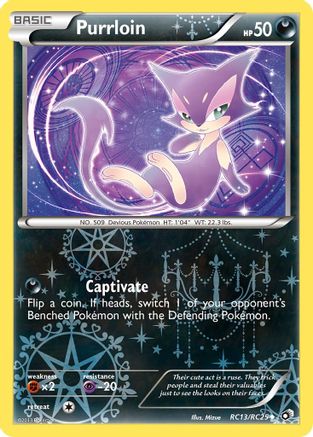 Purrloin RC13/RC25 - Legendary Treasures Radiant Collection Holofoil