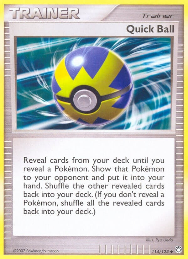 Quick Ball (114/123) (Mysterious Treasures) (MT)