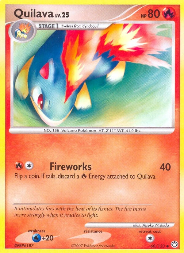 Quilava (60/123) (Mysterious Treasures) (MT)