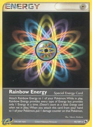 Rainbow Energy 095/109 - Ruby and Sapphire Reverse Holofoil