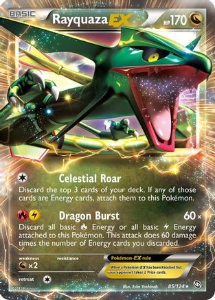 Rayquaza EX 085/124 - Dragons Exalted Holofoil