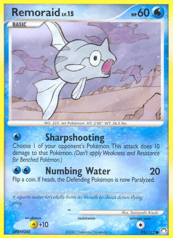 Remoraid (95/123) (Mysterious Treasures) (MT)