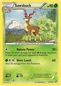 Sawsbuck 014/114 - Black and White Reverse Holofoil