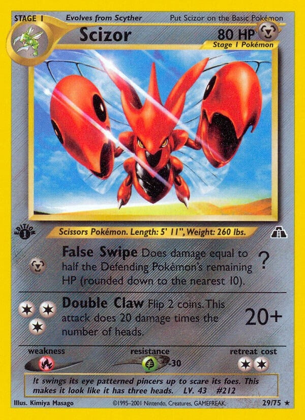 Scizor (29) (29/75) (Neo Discovery) (N2)