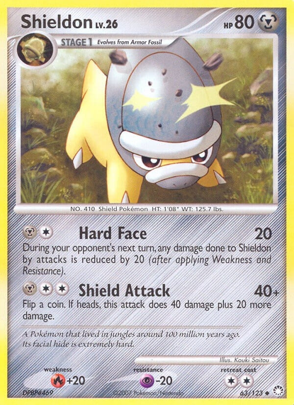 Shieldon (63/123) (Mysterious Treasures) (MT)