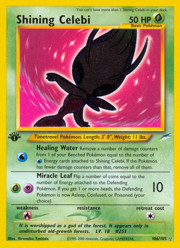 Shining Celebi (106/105) (Neo Destiny) (N4)
